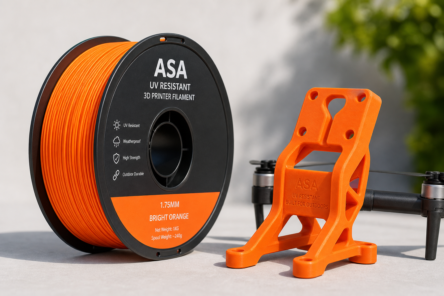 ASA Outdoor UV Resistant 3D Printing Filament