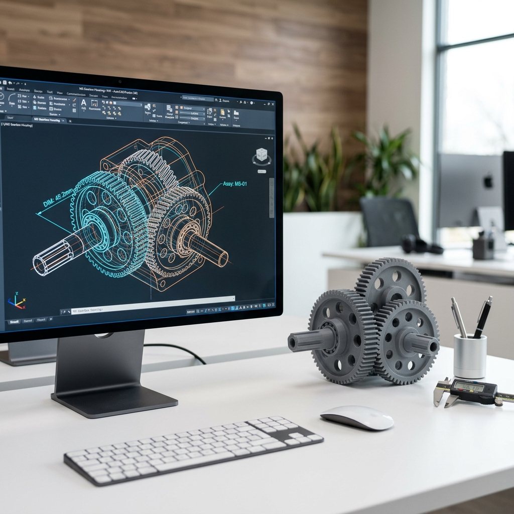 3D Design & CAD Modeling Workspace